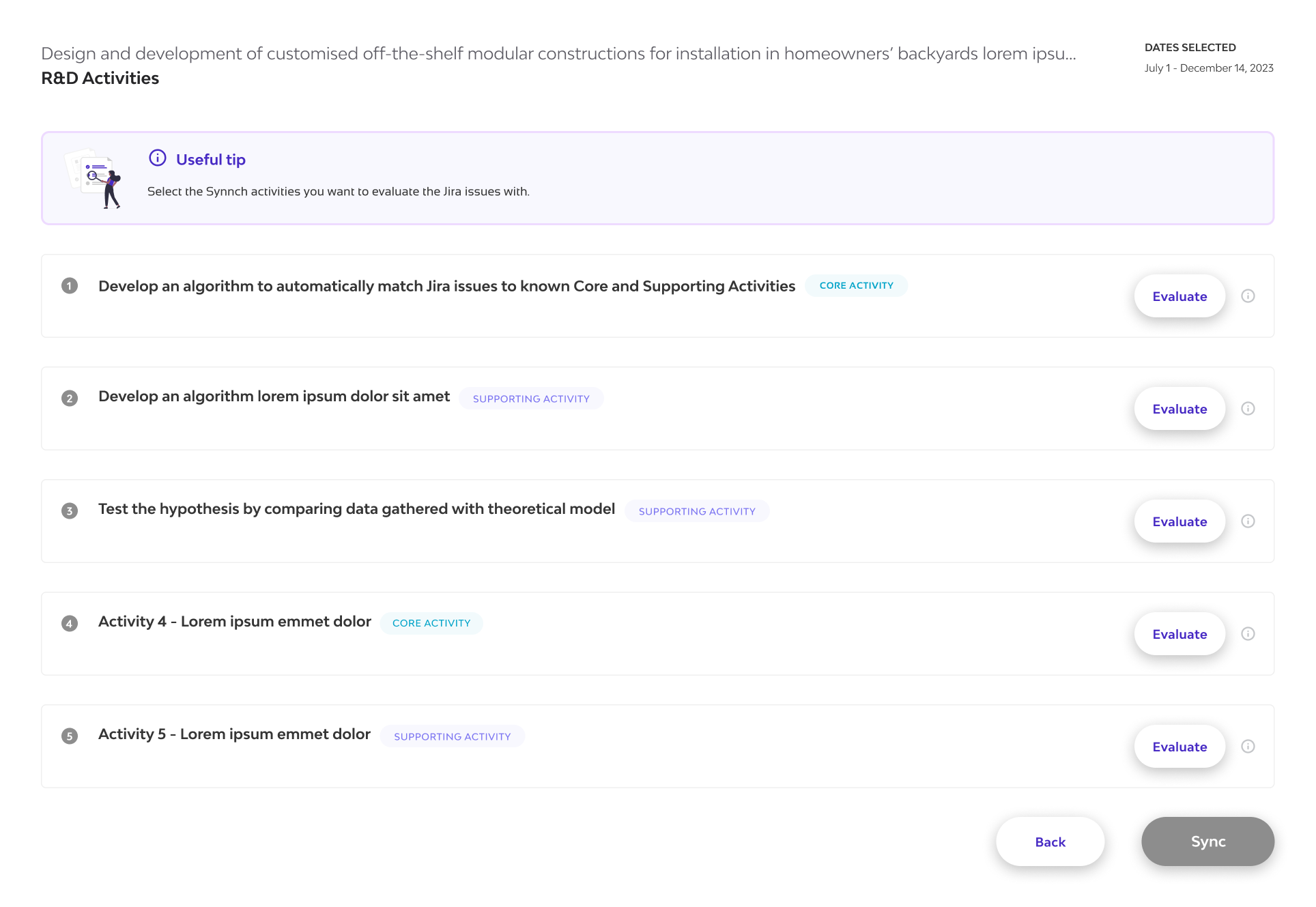Authentication screen UI for Jira